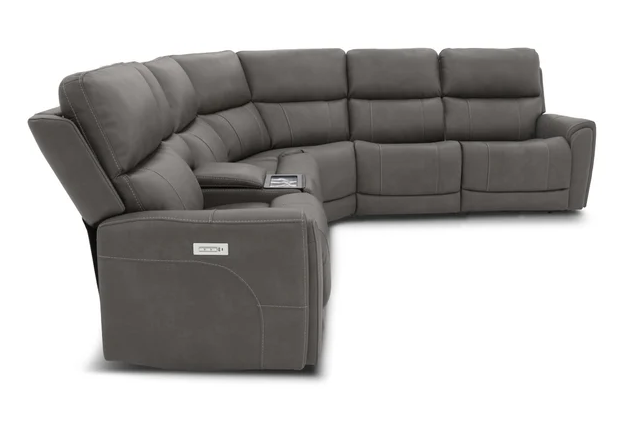 Carter Power Reclining Sectional with Headrests & Lumbar