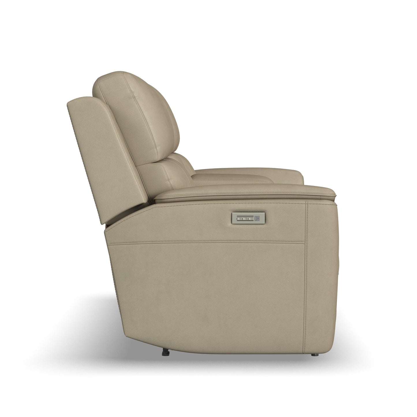 Flexsteel Henry Power Reclining Loveseat with Console & Power Headrests & Lumbar