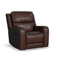 Flexsteel Oasis Power Recliner with Power Headrest, Lumbar, Heat & Massage