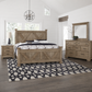 Cool Rustic X Bed with X Footboard Set