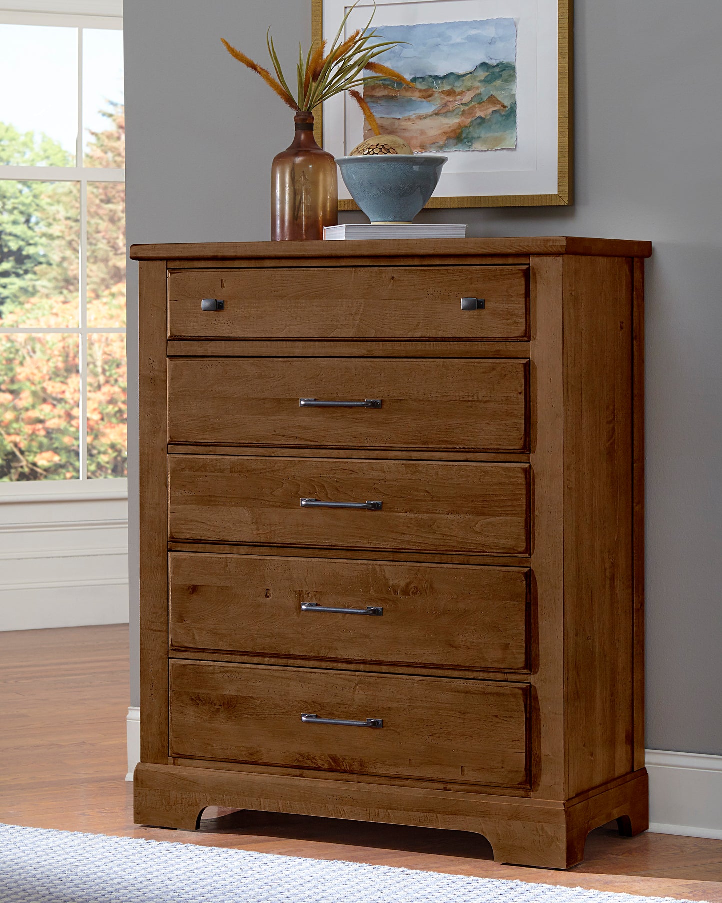 Cool Rustic 5 Drawer Chest