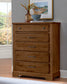 Cool Rustic 5 Drawer Chest