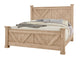 Cool Rustic X Bed with X Footboard