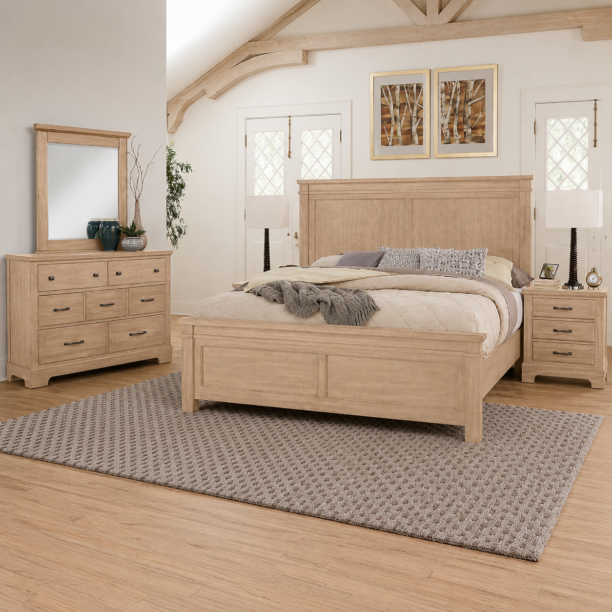 Cool Rustic Mansion Bed Set