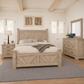 Cool Rustic X Bed with X Footboard Set
