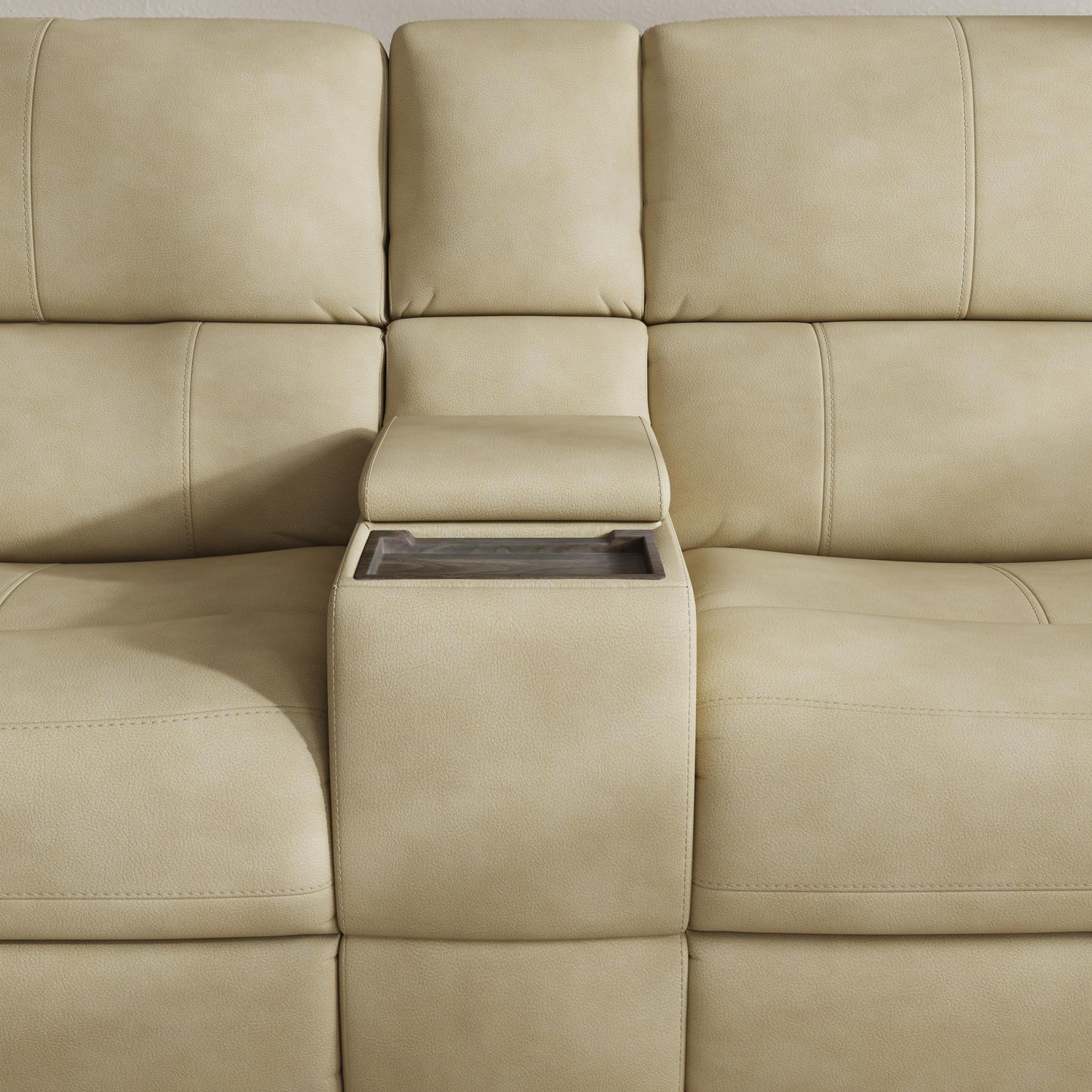 Flexsteel Henry Power Reclining Loveseat with Console & Power Headrests & Lumbar