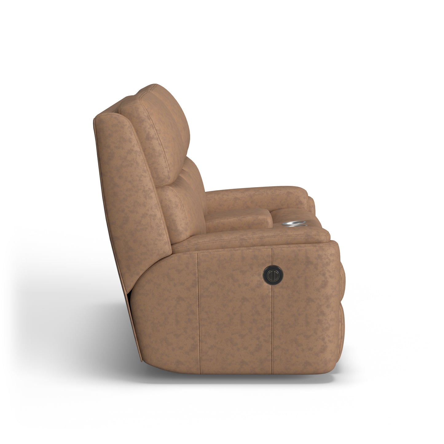 Flexsteel Rio Power Reclining Loveseat with Console