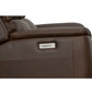 Flexsteel Henry Power Reclining Loveseat with Power Headrests & Lumbar