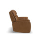 Flexsteel Ziggy Leather Power Reclining Loveseat with Power Headrest, Lumbar, Heat & Massage