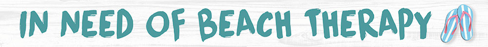 Beach Therapy Sign
