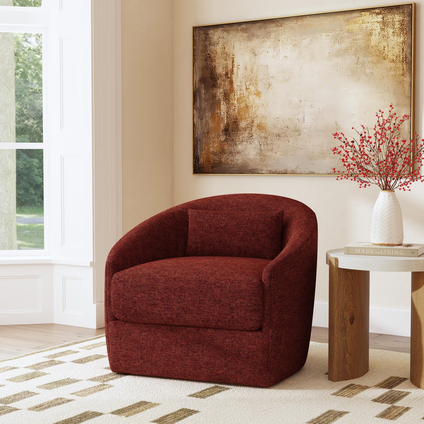 Flexsteel Shelly Swivel Chair