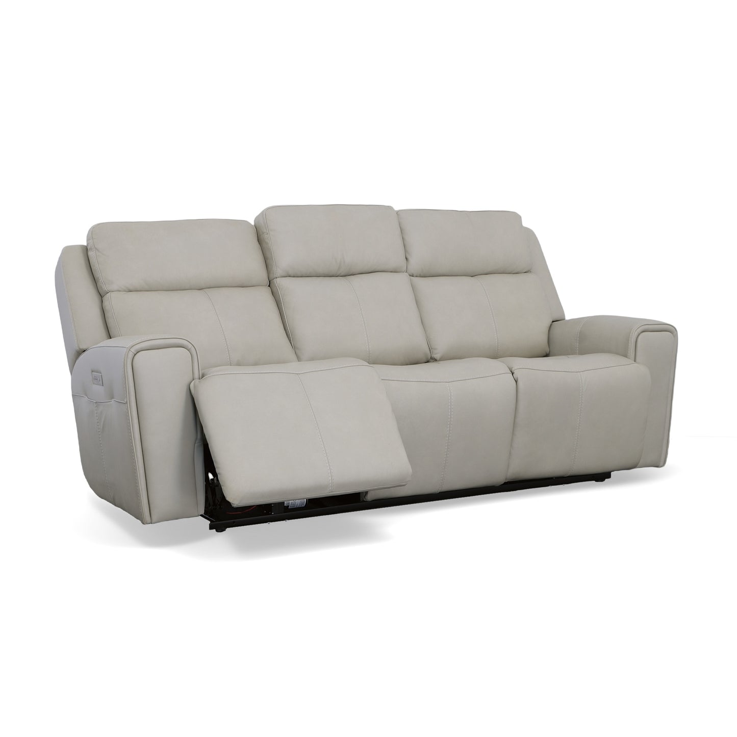 Flexsteel Barnett Power Reclining Sofa with Power Headrests & Lumbar