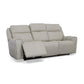 Flexsteel Barnett Power Reclining Sofa with Power Headrests & Lumbar