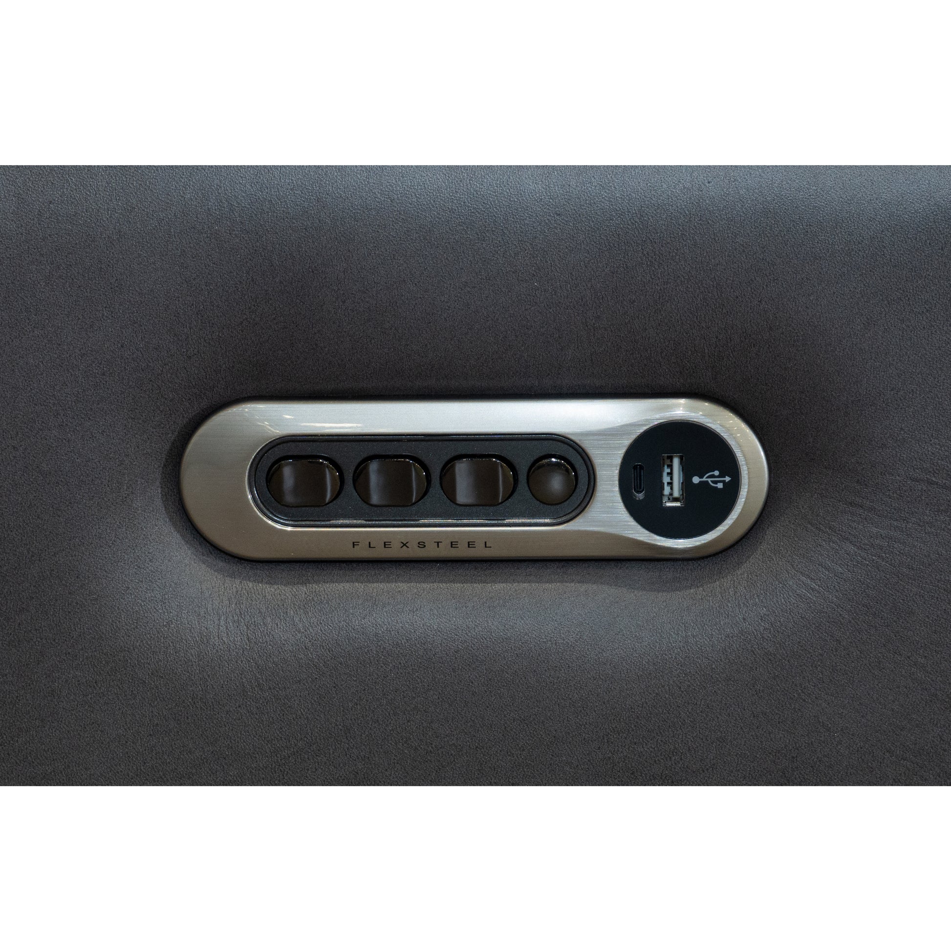 Flexsteel Wyatt Power Reclining Sofa with Power Headrests & Lumbar
