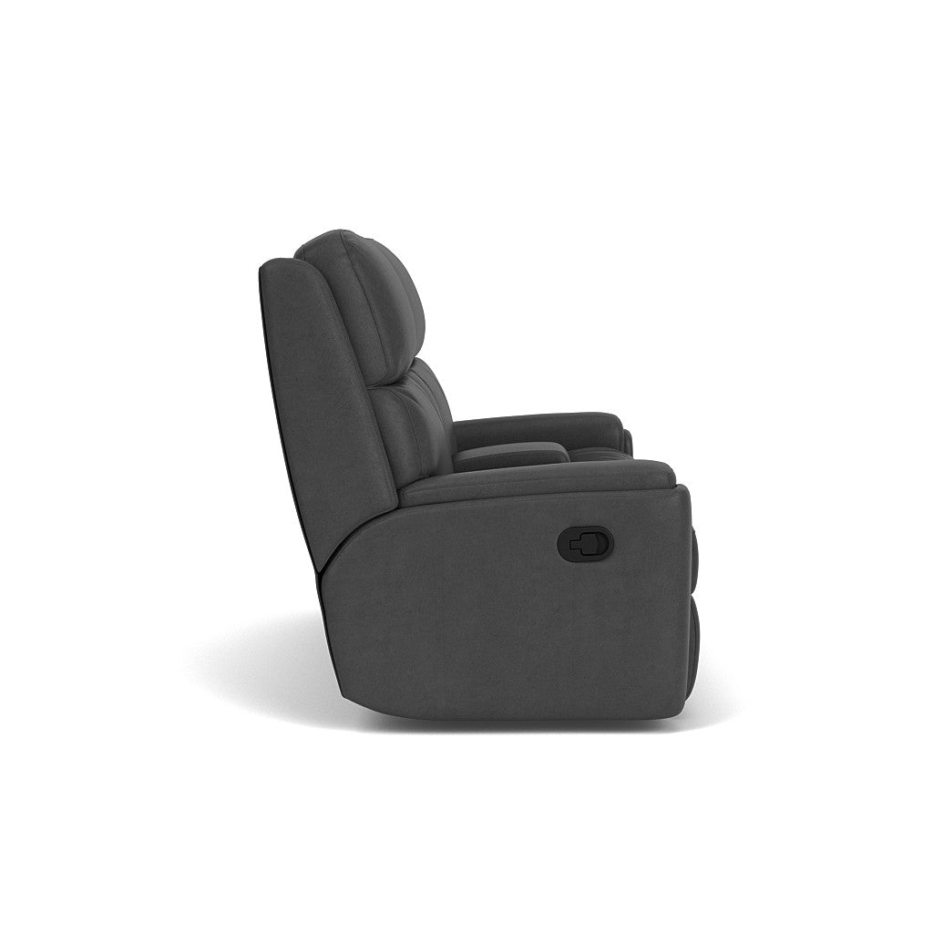 Flexsteel Rio Reclining Loveseat with Console
