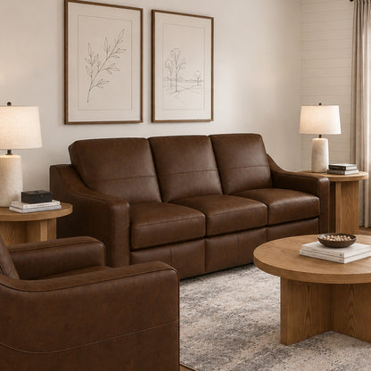 Flexsteel Hudson Leather Sofa