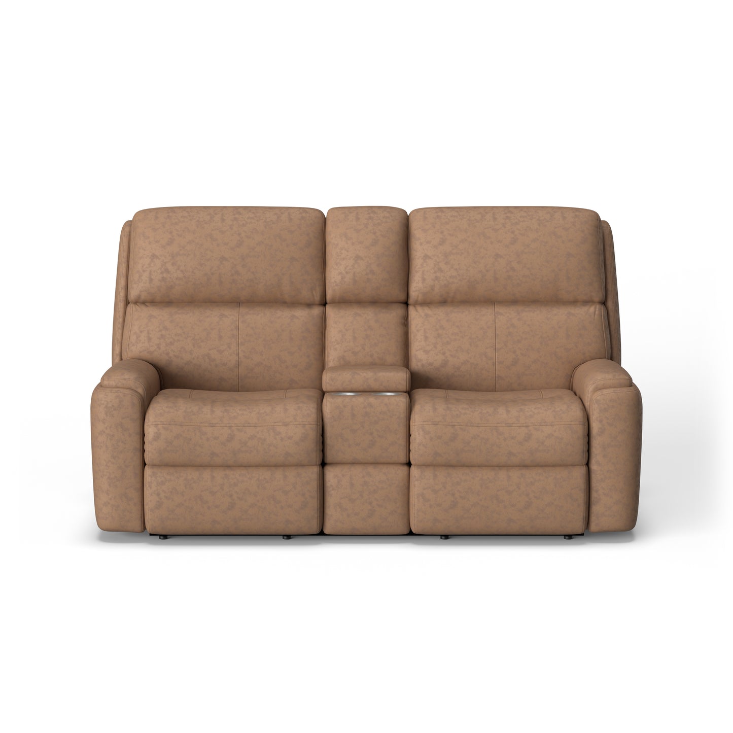Flexsteel Rio Power Reclining Loveseat with Console
