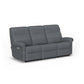 Flexsteel Davis Power Reclining Sofa with Power Headrests