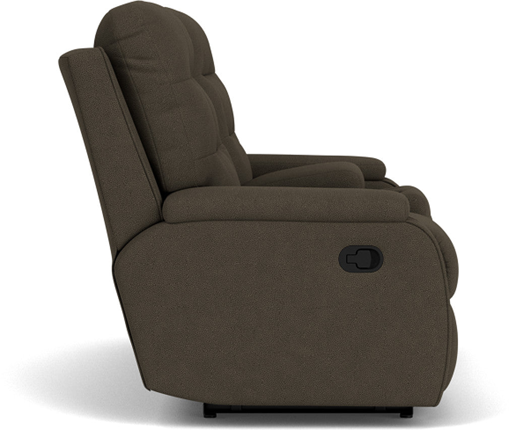 Flexsteel Kerrie Reclining Loveseat with Console