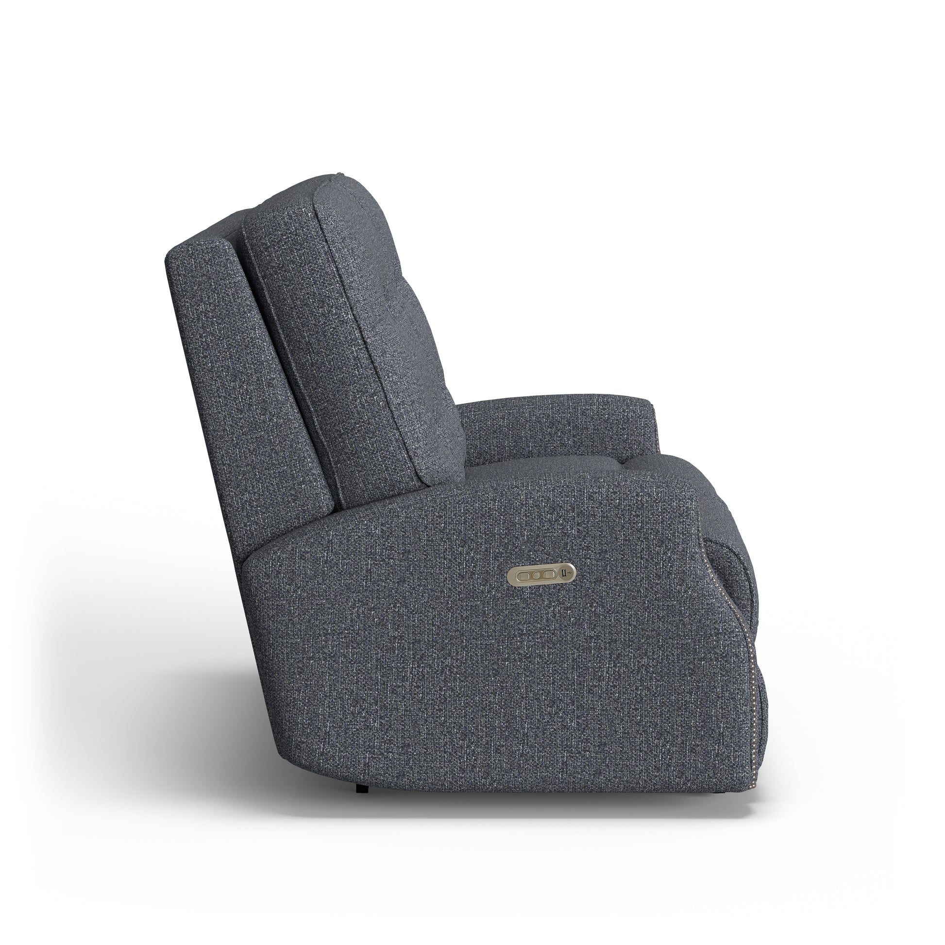 Flexsteel Devon Power Reclining Loveseat with Power Headrests