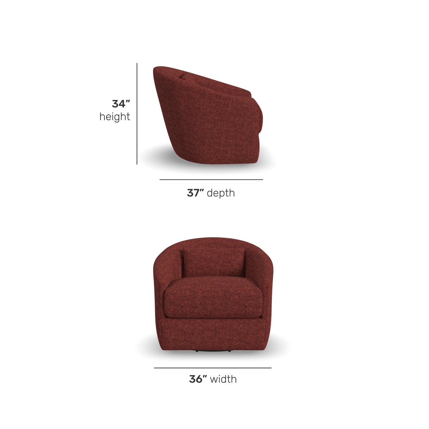 Flexsteel Shelly Swivel Chair