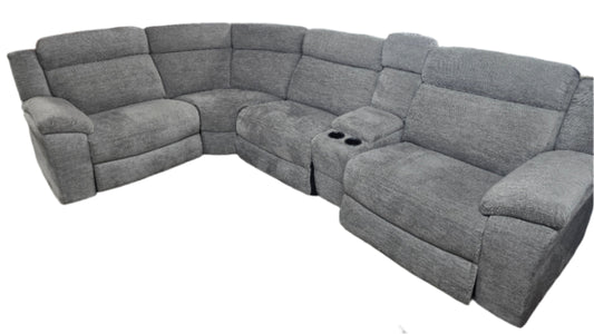 Power Upholstered 5 Pc Sectional