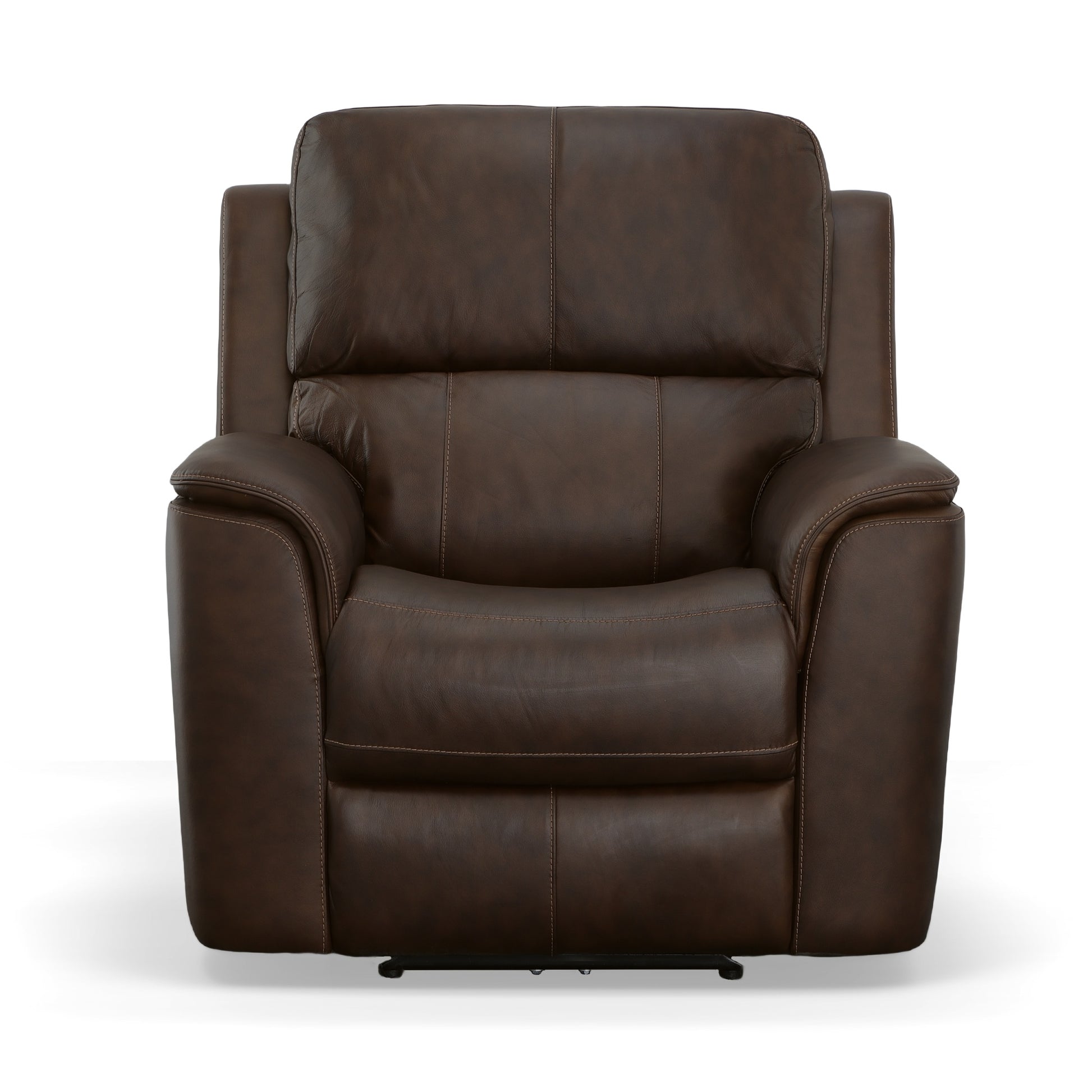 Flexsteel Henry Power Recliner with Power Headrest & Lumbar