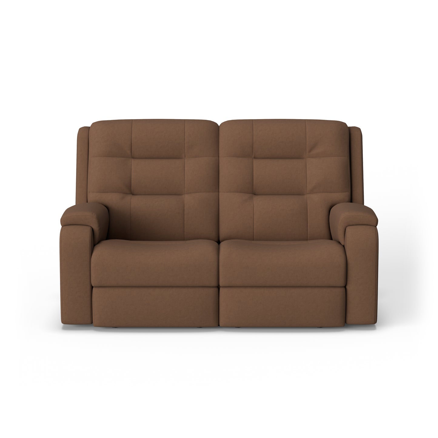 Flexsteel Arlo Power Reclining Loveseat with Power Headrests & Lumbar