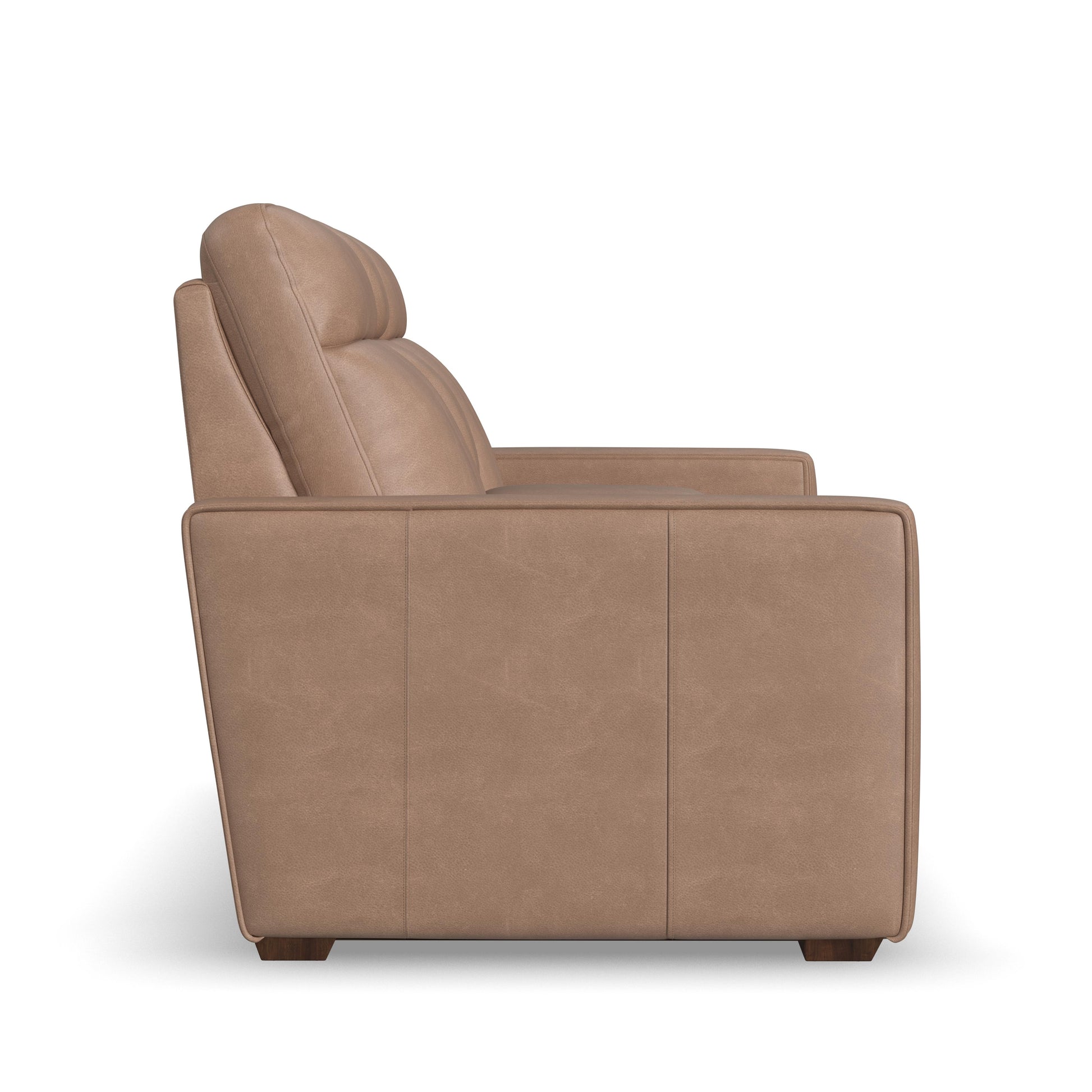 Flexsteel Dutch Power Reclining Loveseat with Console, Power Headrest & Lumbar