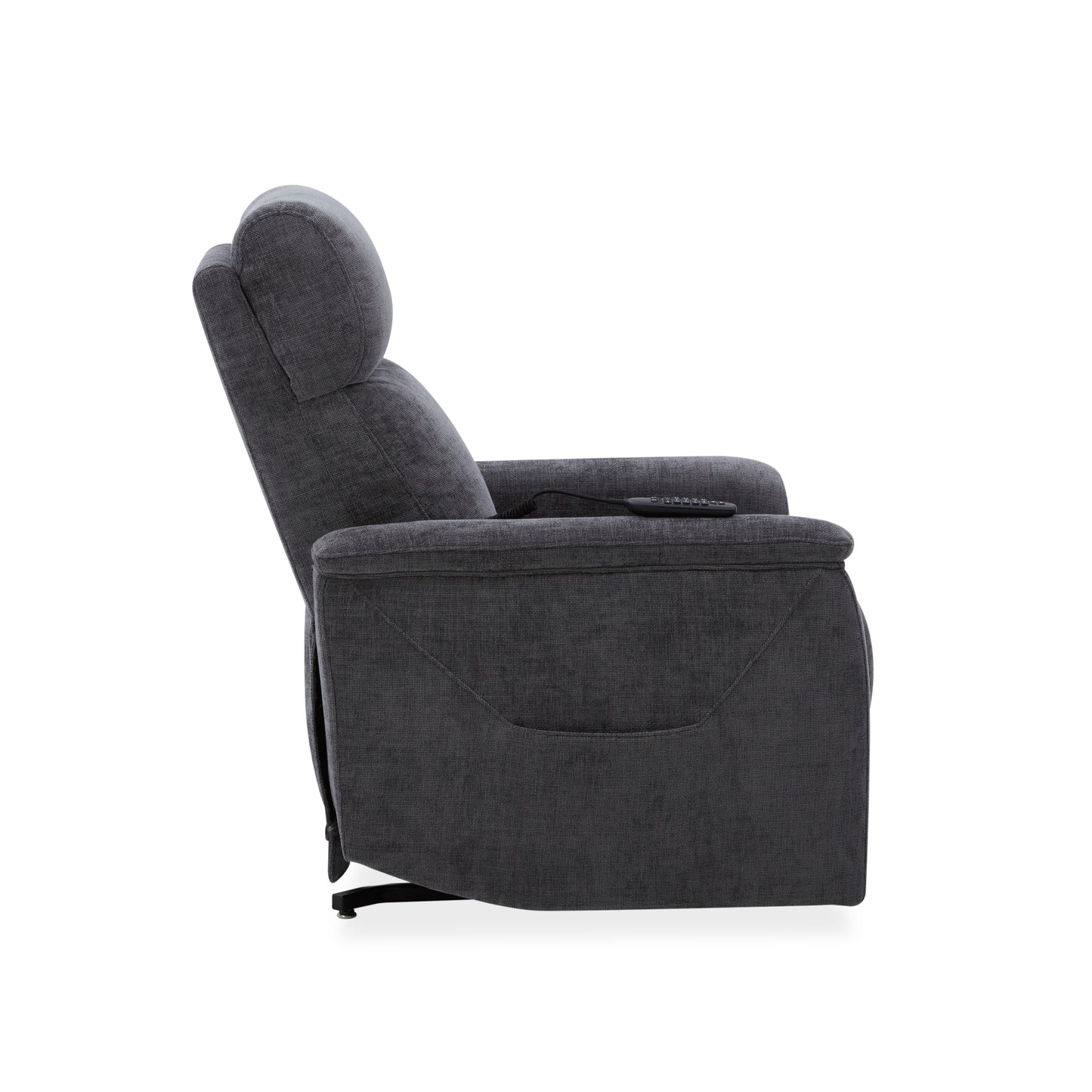 Flexsteel Luma Petite Petite Power Lift Recliner with Power Headrest, Lumbar, Heat & Massage