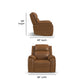 Flexsteel Ziggy Power Recliner with Power Headrest, Lumbar, Heat & Massage