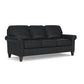 Westside Leather Sofa - Black