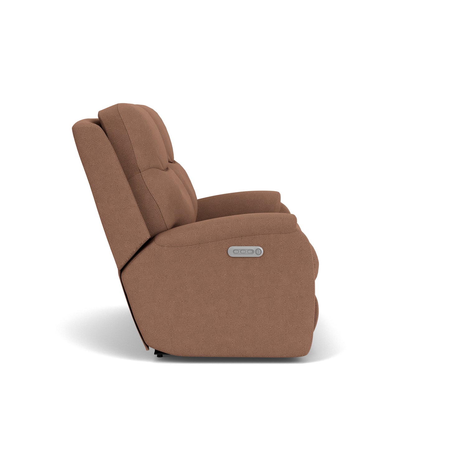 Flexsteel Penn Power Reclining Loveseat with Power Headrests & Lumbar