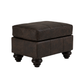 Leather Ottoman