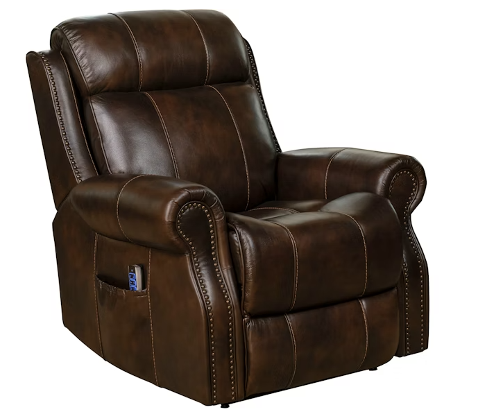 Langston Power Lift Recliner w/Power Head Rest & Power Lumbar
