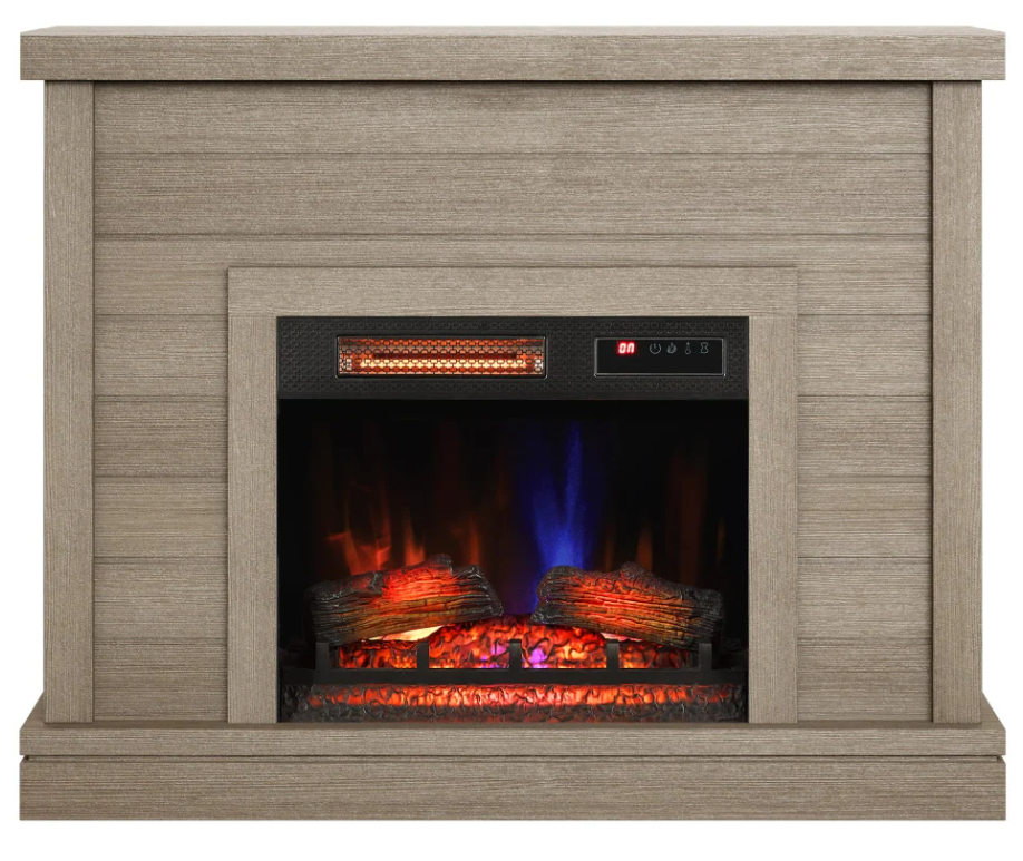 47" Wall Mantel w/ 23" Electric Fireplace