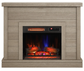 47" Wall Mantel w/ 23" Electric Fireplace