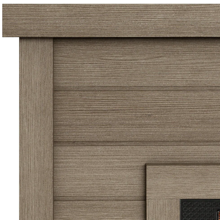 47" Wall Mantel w/ 23" Electric Fireplace