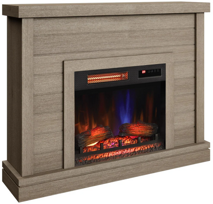 47" Wall Mantel w/ 23" Electric Fireplace