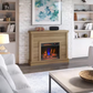 47" Wall Mantel w/ 23" Electric Fireplace