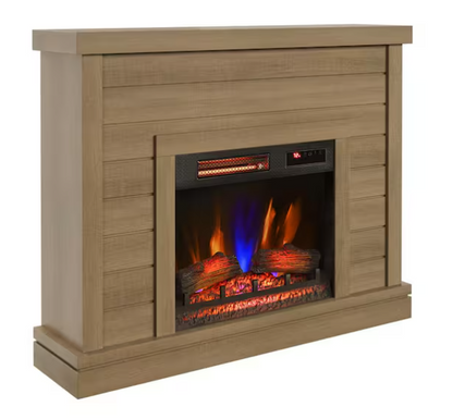 47" Wall Mantel w/ 23" Electric Fireplace