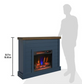47" Wall Mantel w/ 23" Electric Fireplace