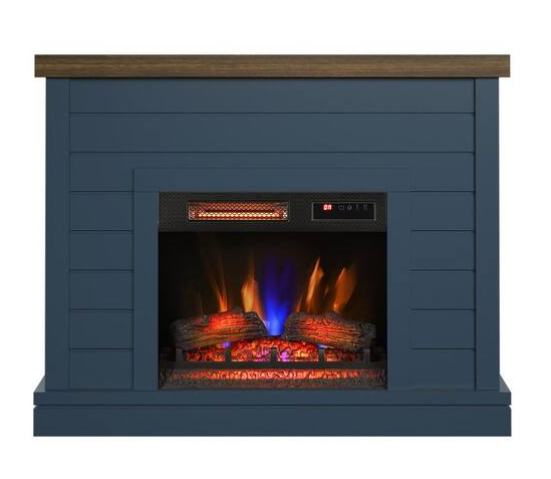 47" Wall Mantel w/ 23" Electric Fireplace