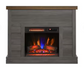 47" Wall Mantel w/ 23" Electric Fireplace