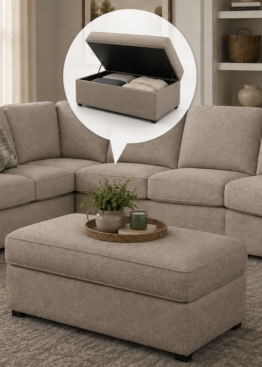 Malibu Storage Ottoman