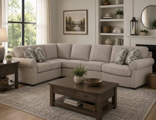 Malibu 3 Piece Cuddler Sectional