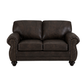 Noble Leather Loveseat