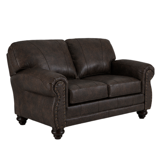 Noble Leather Loveseat