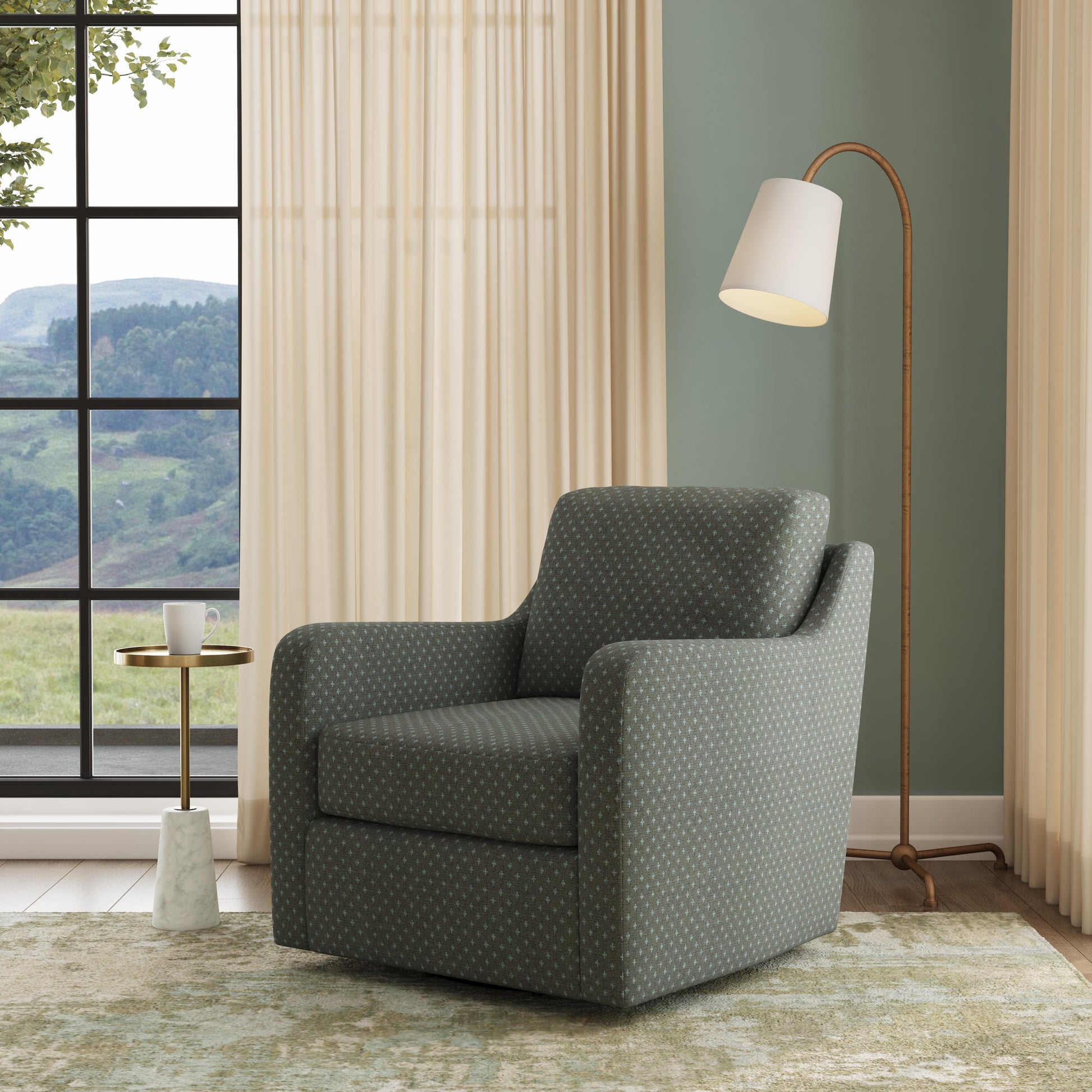 Flexsteel Saber Swivel Chair