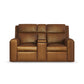 Flexsteel Wyatt Power Reclining Loveseat with Console & Power Headrests & Lumbar